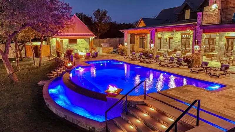 Eagle Mountain Lake Pool & Outdoor: an Eagle Mountain Lake outdoor living project by 6th Ave Homes in Fort Worth, photo 13