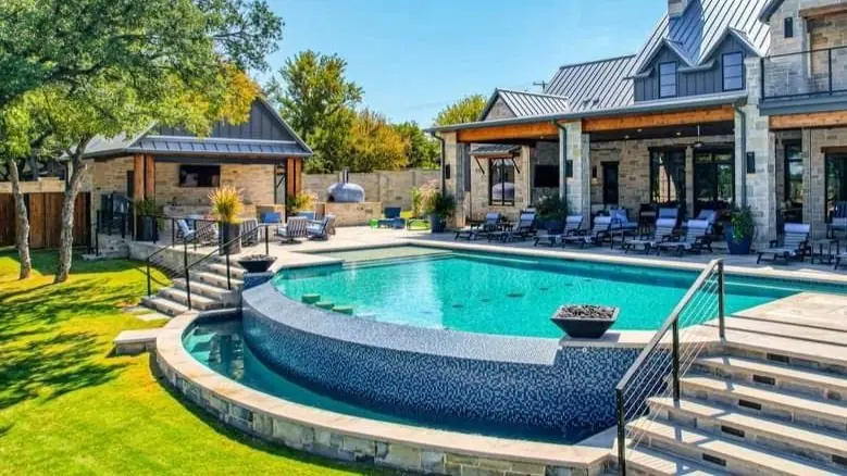 Eagle Mountain Lake Pool & Outdoor: an Eagle Mountain Lake outdoor living project by 6th Ave Homes in Fort Worth