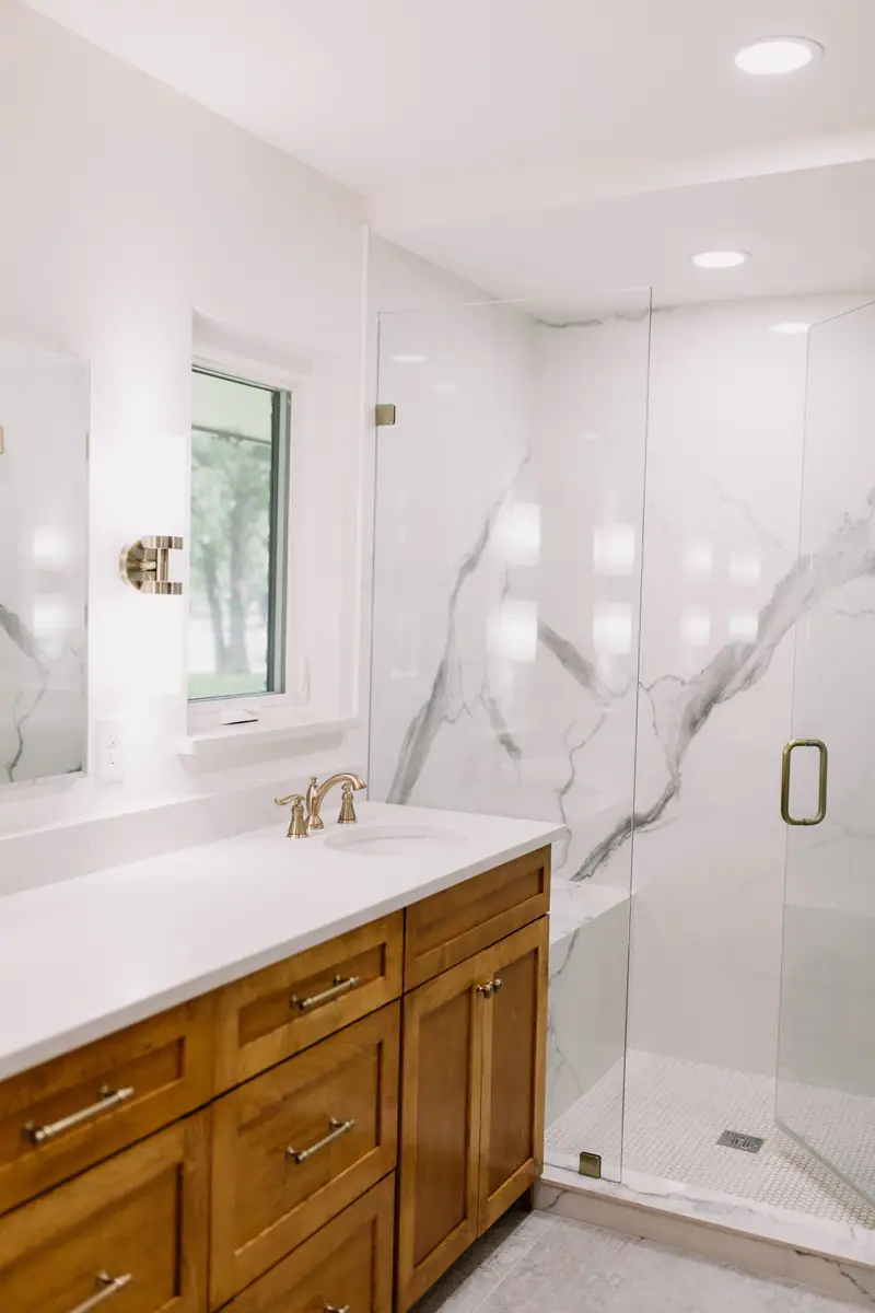 Mistletoe Heights Primary Bath Remodel: a Mistletoe Heights bath remodel by 6th Ave Homes in Fort Worth, photo 2