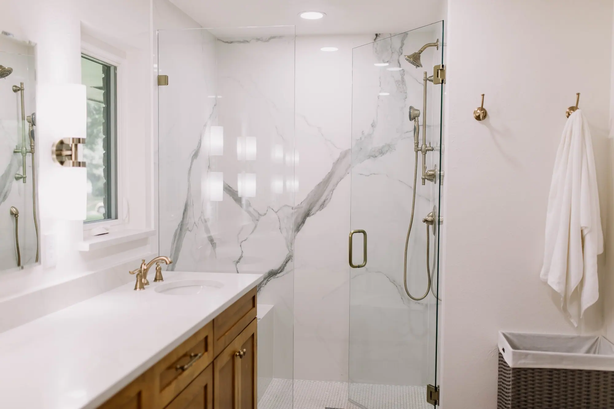 Mistletoe Heights Primary Bath Remodel: a Mistletoe Heights bath remodel by 6th Ave Homes in Fort Worth
