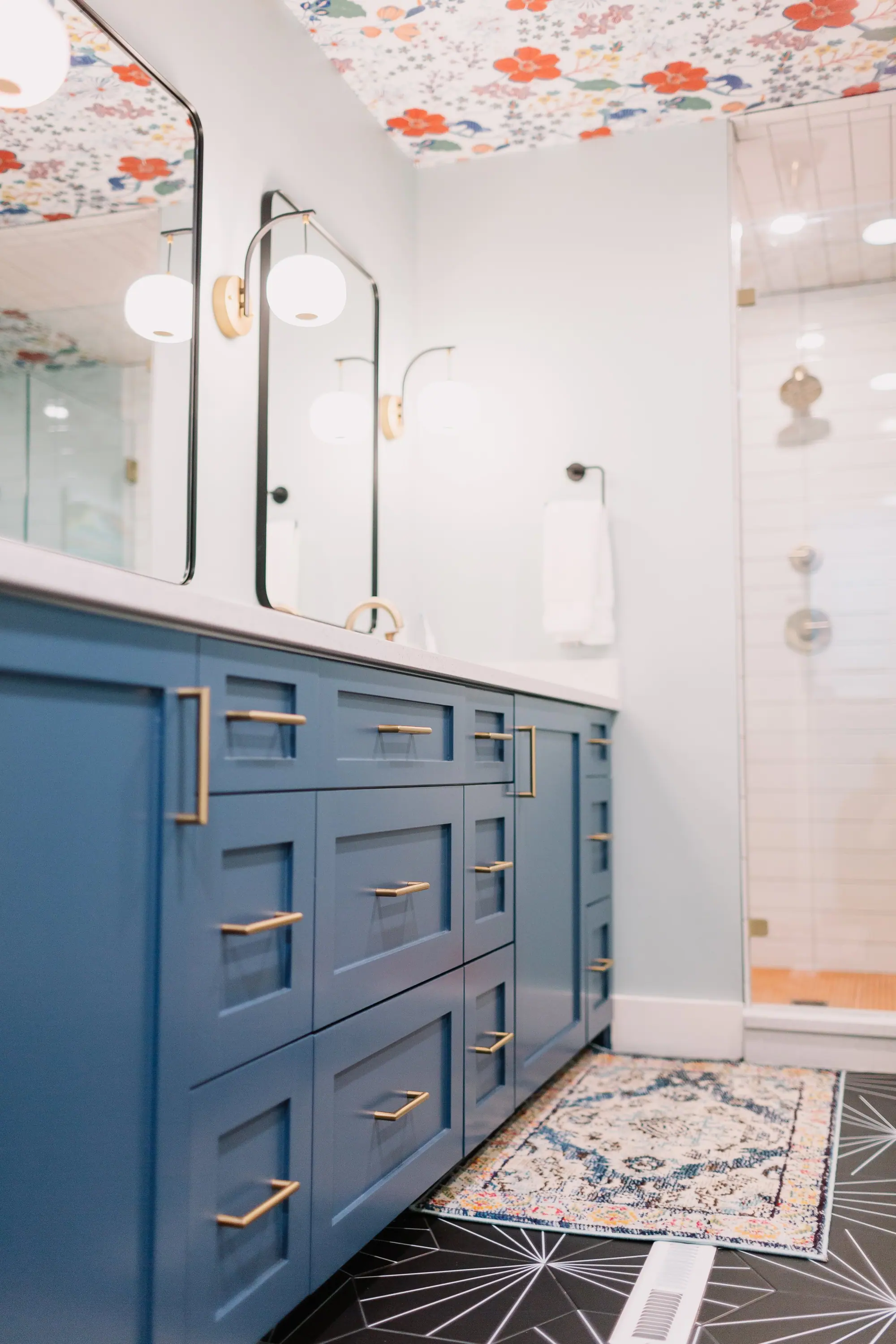 Overton Park Primary Bath: an Overton Park bath remodel by 6th Ave Homes in Fort Worth