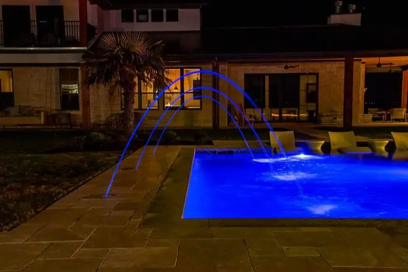Parker County Custom Pool: a Parker County outdoor living project by 6th Ave Homes in Fort Worth, photo 3