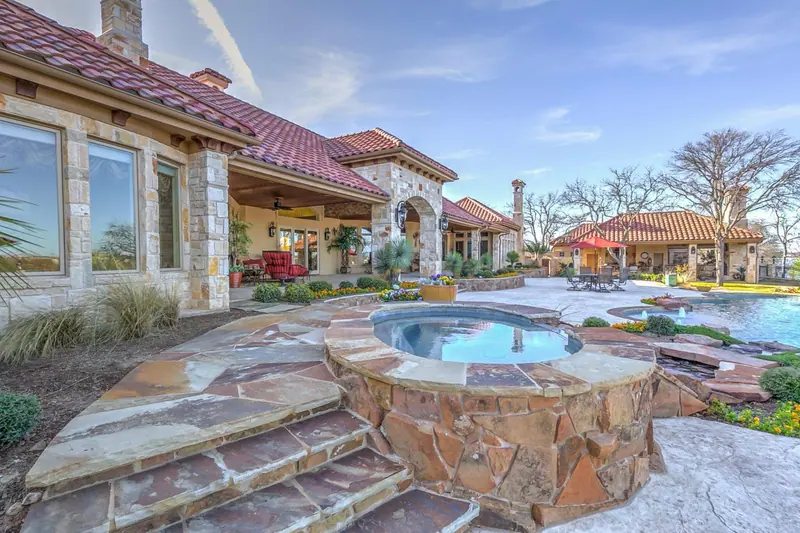 Parker County Pool, Spa & Outdoor: a Parker County outdoor living project by 6th Ave Homes in Fort Worth