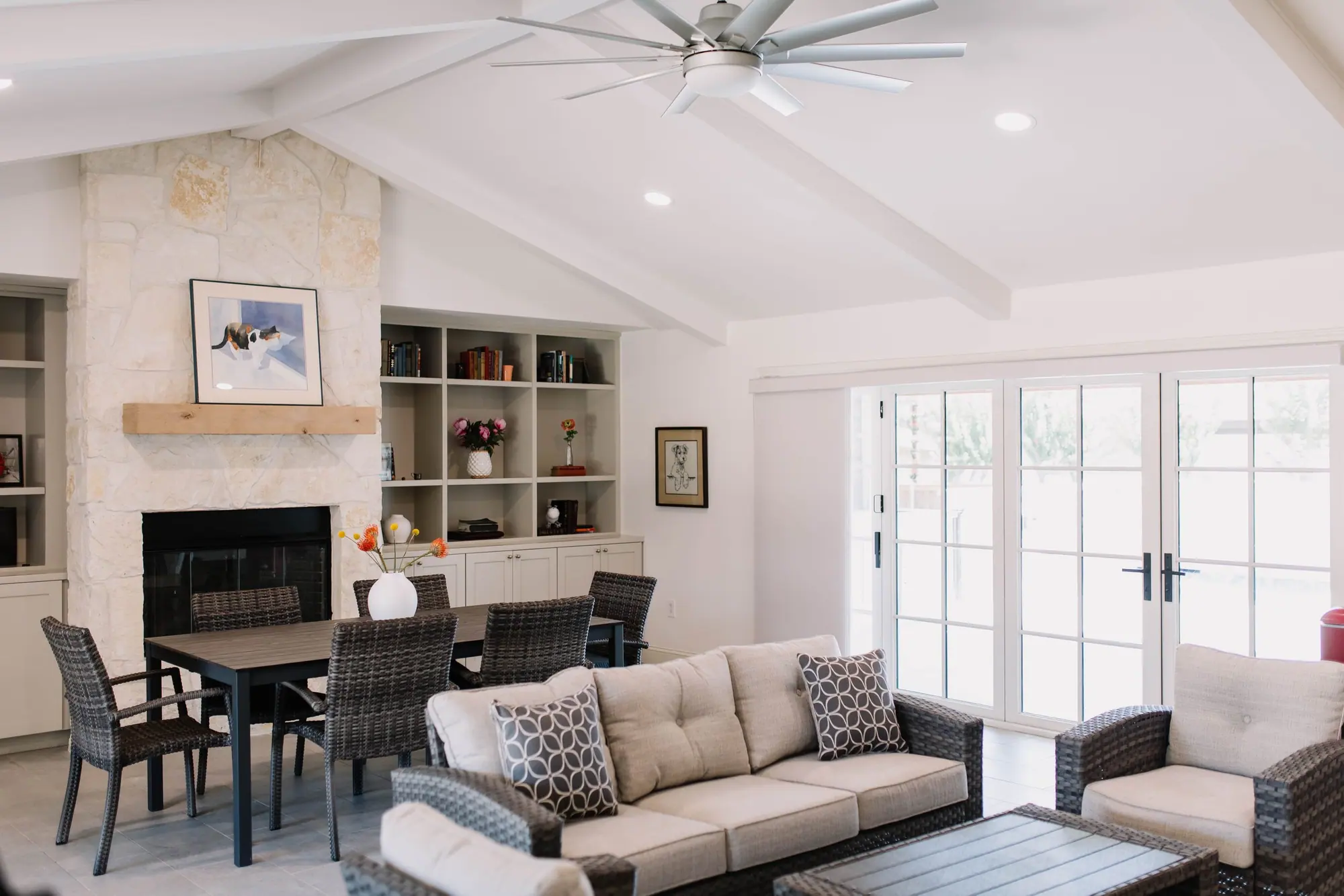 Wedgwood Family-Room Addition: a Wedgwood home addition by 6th Ave Homes in Fort Worth